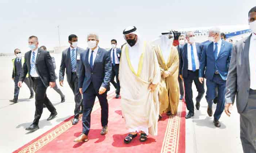 ഇസ്രായേൽ വിദേശകാര്യ മന്ത്രി യു.എ.ഇയിൽ