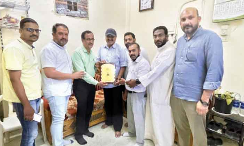 കെ.​കെ. അ​ബ്​​ദു​ല്ല​ക്ക്​ കെ.​കെ.​എം.​എ യാ​ത്ര​യ​യ​പ്പ്​