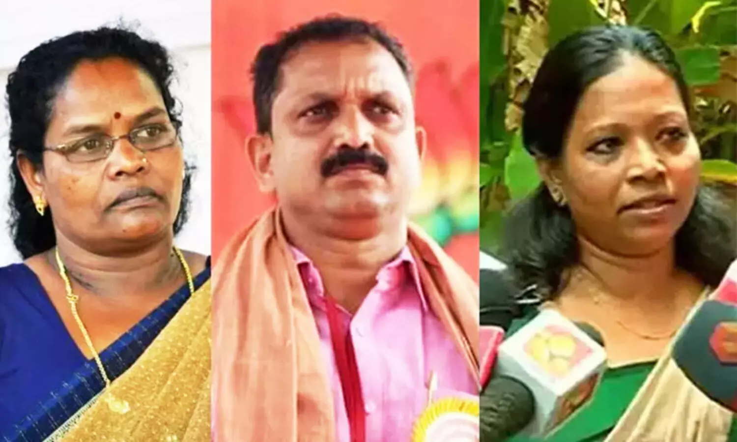 Praseetha Azhikode, ck janu, k surendran
