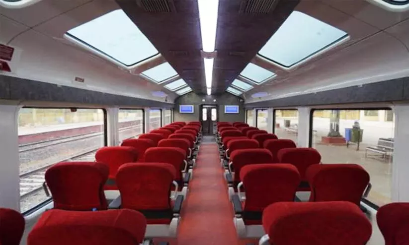 വിസ്താഡോം കോച്ചിന്റെ ഉള്വശം വിസ്താഡോം കോച്ചിന്റെ ഉള്വശം