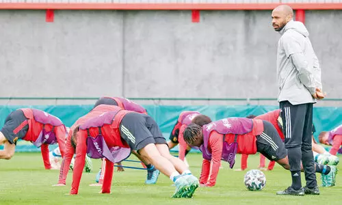 Belgium team training