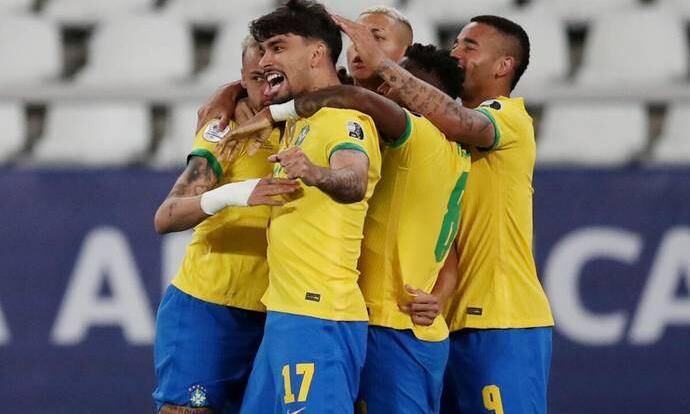 Brazil advance to Chile  Copa America 2021 Brazil vs Chile: 10-men Brazil defeats Chile to face Peru in the semi-finals
