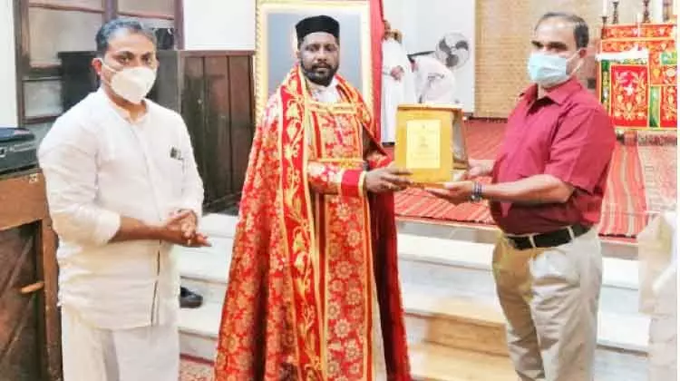 കെ.സി. തോമസിന് ക്നാനായ ഇടവക യാത്രയയപ്പ് കെ.സി. തോമസിന് ക്നാനായ ഇടവക യാത്രയയപ്പ്