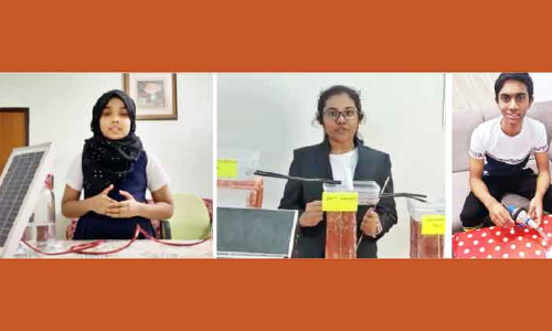 സ​യ​ൻ​സ് പ്രോ​ജ​ക്​​ടു​ക​ളു​മാ​യി ഇ​ന്ത്യ​ൻ സ്‌​കൂ​ൾ വി​ദ്യാ​ർ​ഥി​ക​ൾ