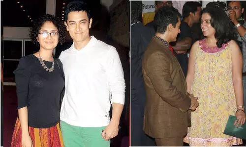 aamir khan kiran rao and reena dutta