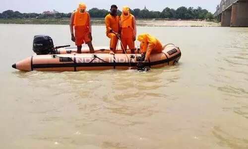 Denied Rs 2,000 for birthday celebration, youth jumps into Ganga father dives in to save son