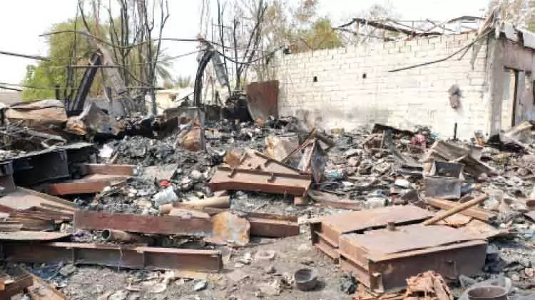 കാർഗോ സ്ഥാപനം കത്തിയെരിഞ്ഞിട്ട് ഒരുവർഷം: നഷ്ടപരിഹാരം അകലെ കാർഗോ സ്ഥാപനം കത്തിയെരിഞ്ഞിട്ട് ഒരുവർഷം: നഷ്ടപരിഹാരം അകലെ