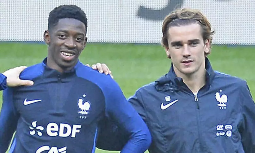 Ousmane Dembele Antoine Griezmann