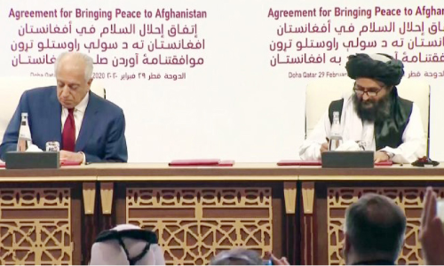 afghan peace agreement