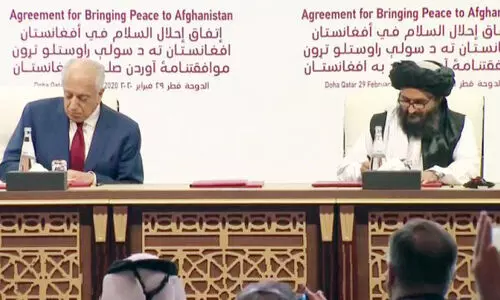 afghan peace agreement