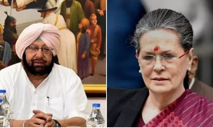 അമരീന്ദർ സിങ്​ സോണിയയെ കണ്ടു; കോൺഗ്രസ്​ അധ്യക്ഷ പറയുന്നത് അനുസരിക്കുമെന്ന്​ ക്യാപ്​റ്റൻ