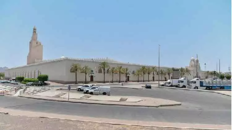 ഹജ്ജ് തീർഥാടകരെ സ്വീകരിക്കാനൊരുങ്ങി മീഖാത്ത് ദുൽ ഹുലൈഫ പള്ളി ഹജ്ജ് തീർഥാടകരെ സ്വീകരിക്കാനൊരുങ്ങി മീഖാത്ത് ദുൽ ഹുലൈഫ പള്ളി