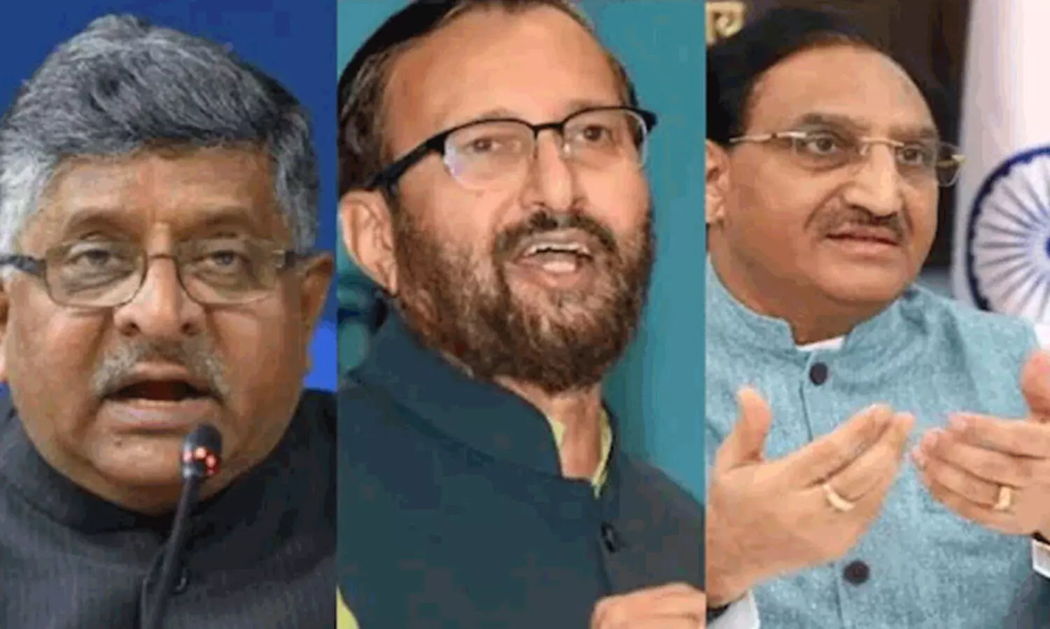 ravishankar prasad javdekar pokhriyal