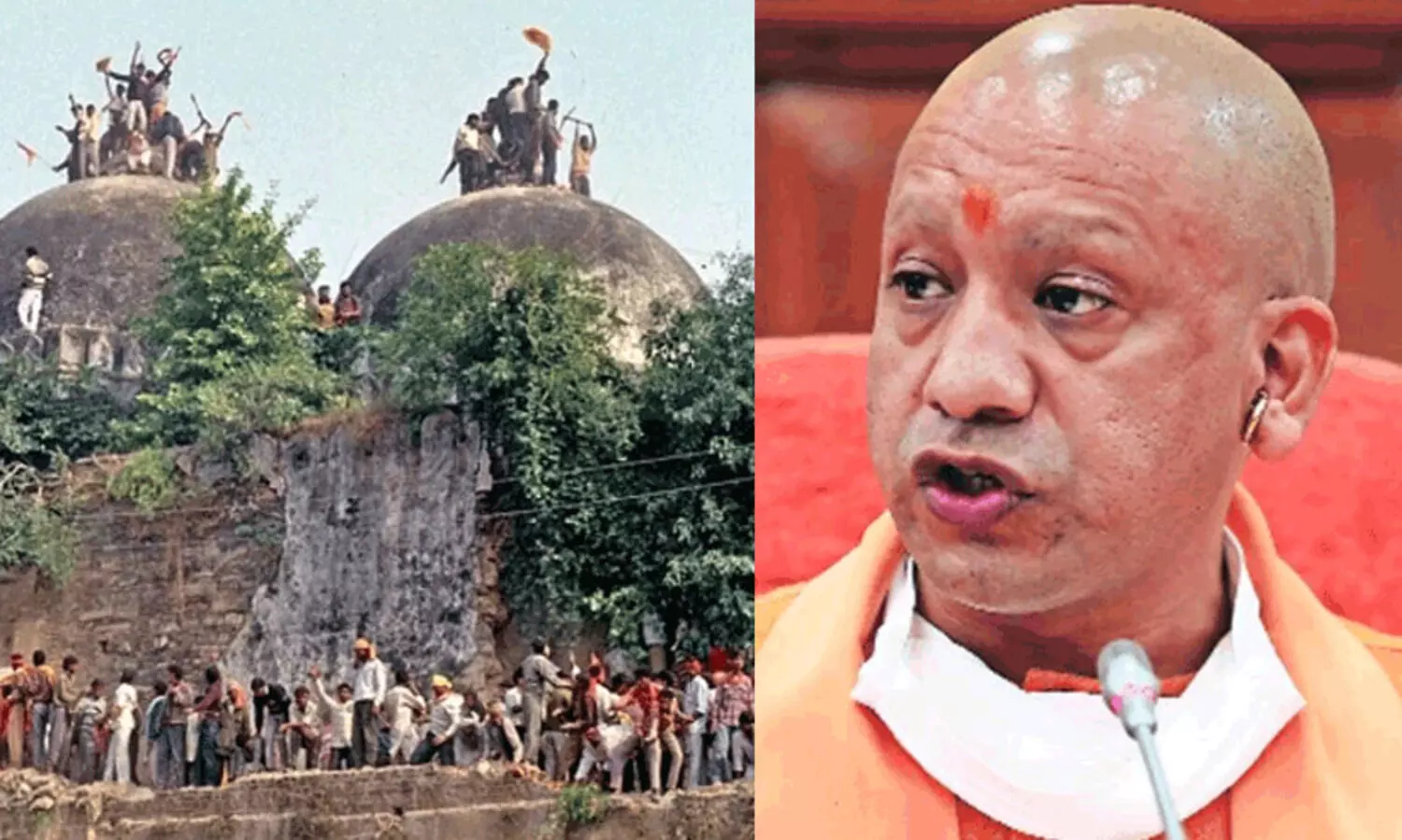 yogi babri masjid demolition