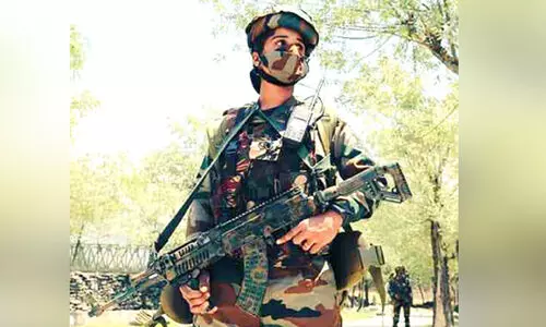 athira in army uniform