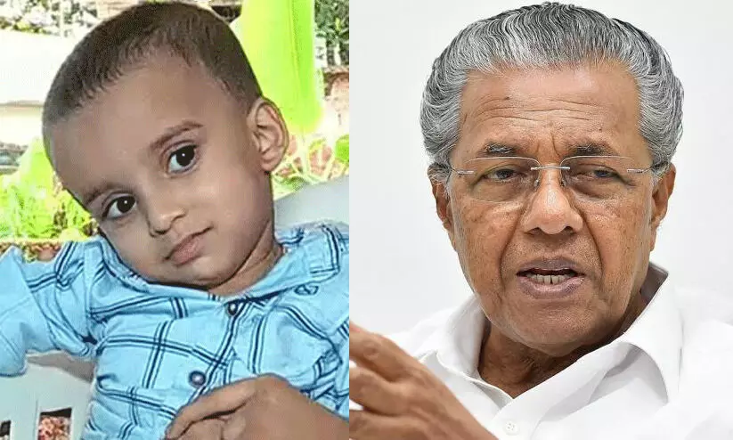 മുഹമ്മദിന്‍റെ മരുന്നിന്​ ആറ്​ കോടി രൂപ നികുതി; ഇളവ്​ നൽകണമെന്നാവശ്യപ്പെട്ട്​ മുഖ്യമന്ത്രി പ്രധാനമന്ത്രിക്ക് കത്തയച്ചു