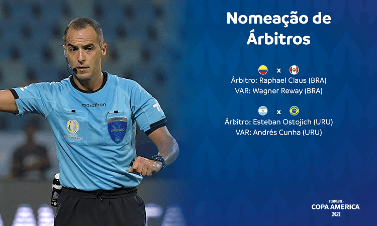 അർജന്റീന- ബ്രസീൽ കോപ ഫൈനലിൽ വിസിലൂതാൻ ഉറുഗ്വായ് റഫറി ഒസ്റ്റോയിച്ച് അർജന്റീന- ബ്രസീൽ കോപ ഫൈനലിൽ വിസിലൂതാൻ ഉറുഗ്വായ് റഫറി ഒസ്റ്റോയിച്ച്