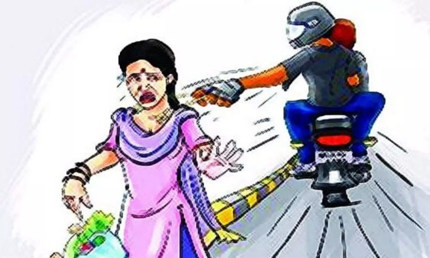 പട്ടാപ്പകൽ മാല പൊട്ടിച്ചു