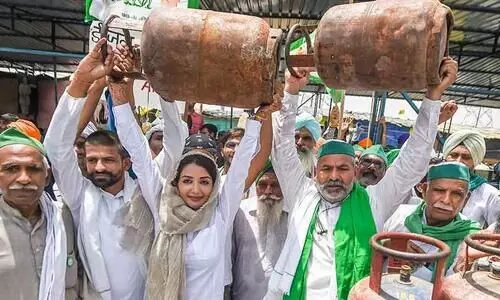 Farmers Protest Against Fuel Price Rise