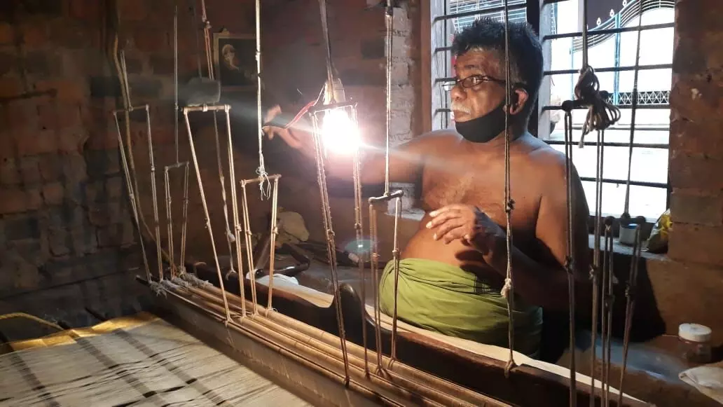 ഇത്തവണത്തെ ഓണ പ്രതീക്ഷയും നഷ്ടപ്പെട്ട് ബാലരാമപുരം കൈത്തറി മേഖല