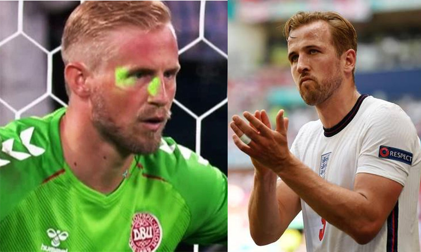 ഡെൻമാർക്ക് ഗോളിക്കെതിരായ ലേസറാക്രമണം; ഇംഗ്ലണ്ടിന് 26 ലക്ഷം രൂപ പിഴയിട്ട് യുവേഫ ഡെൻമാർക്ക് ഗോളിക്കെതിരായ ലേസറാക്രമണം; ഇംഗ്ലണ്ടിന് 26 ലക്ഷം രൂപ പിഴയിട്ട് യുവേഫ