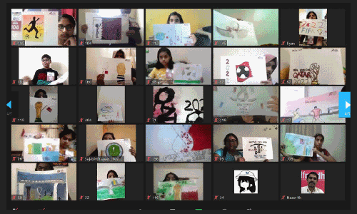 കളർഫുൾ ആയി മീഡിയവൺ പെയിൻറിങ്​ മത്സരം