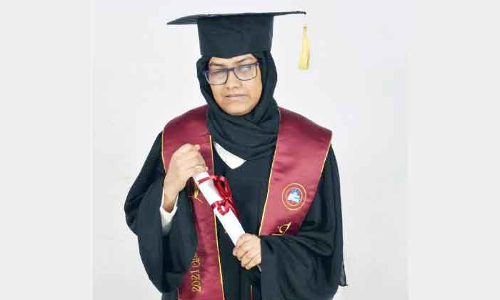 അന്ധവിദ്യാര്‍ഥിനിക്ക് തുടര്‍പഠന സൗകര്യമൊരുക്കി അജ്​മാന്‍ കിരീടാവകാശി