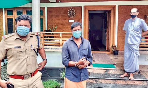 തോട്ടരയിലെ മോഷണം പ്രതിയുമായി തെളിവെടുപ്പ്​ നടത്തി