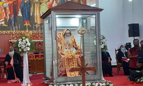 കാ​തോ​ലി​ക്ക ബാ​വ​യു​ടെ ക​ബ​റ​ട​ക്കം ഇന്ന്