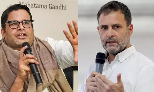 തെര​ഞ്ഞെടുപ്പ്​ തന്ത്രജ്ഞൻ പ്രശാന്ത് കിഷോറും രാഹുൽ ഗാന്ധിയും തമ്മിൽ കൂടിക്കാഴ്ച; ആകാംക്ഷയിൽ രാഷ്​ട്രീയ നിരീക്ഷകർ