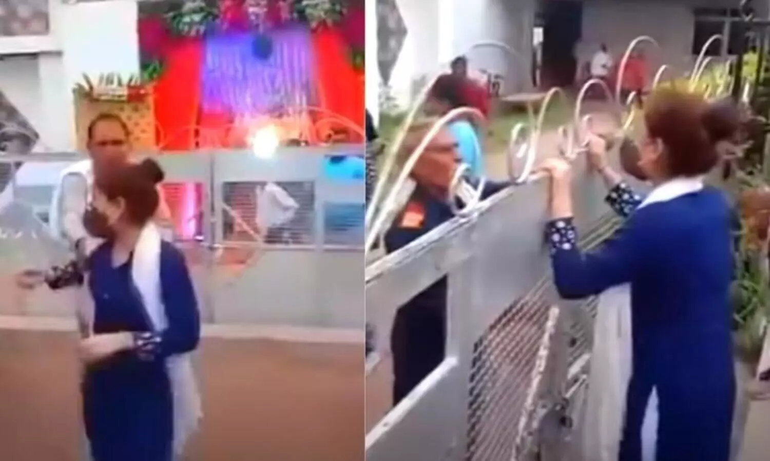 Girlfriend cries as lover marries another woman in MPs Hoshangabad