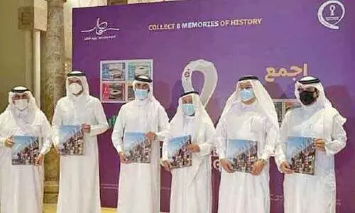 ലോകകപ്പ്​ വേദികൾ സ്​റ്റാമ്പിലാക്കി ഖത്തർ പോസ്​റ്റ്​