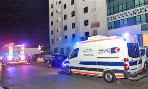 മസ്​കത്തിൽ ബഹുനില കെട്ടിടത്തിൽ തീപിടിത്തം