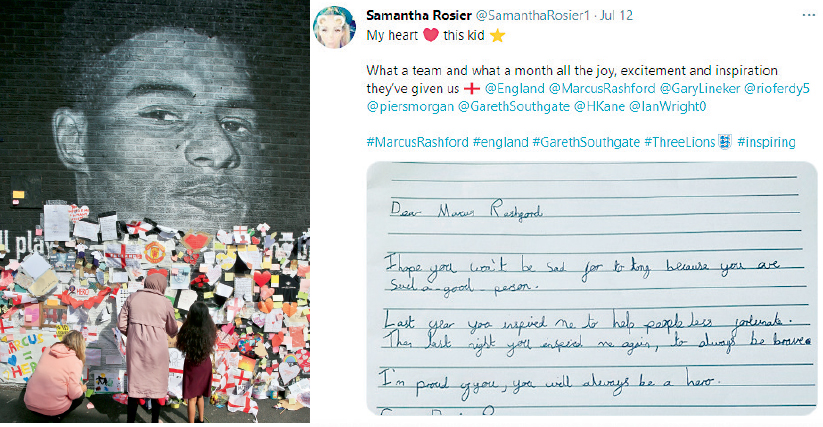 പ്രിയപ്പെട്ട റാഷ്ഫോഡ് നിങ്ങളാണ് ഹീറോ... പ്രിയപ്പെട്ട റാഷ്ഫോഡ് നിങ്ങളാണ് ഹീറോ...