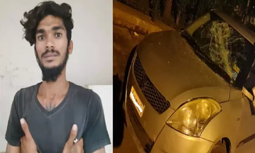 Bengaluru car vandalises Bengaluru car vandalises