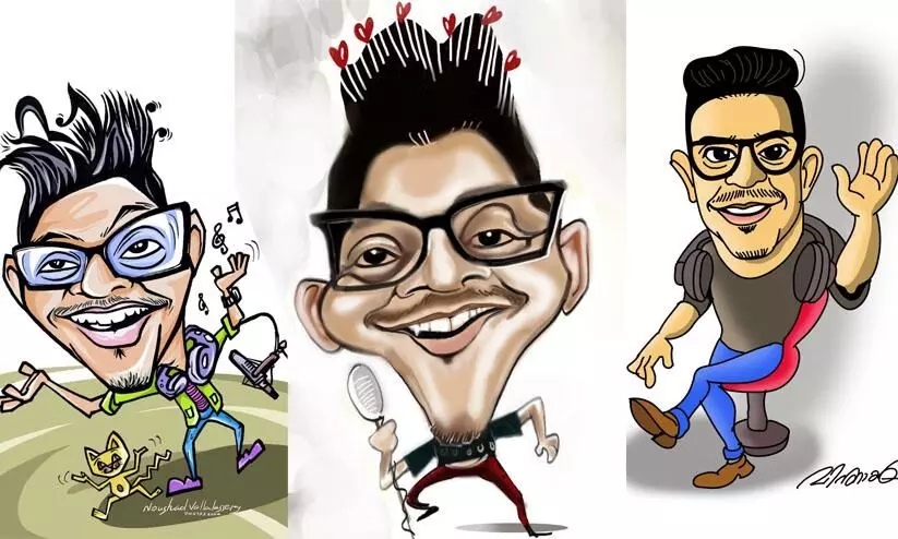 അപൂർവ രോഗം ബാധിച്ച മുഹമ്മദിെൻറ കഥ പുറംലോകത്തെത്തിച്ച മുസാഫിറിന് വരയാദരം അപൂർവ രോഗം ബാധിച്ച മുഹമ്മദിെൻറ കഥ പുറംലോകത്തെത്തിച്ച മുസാഫിറിന് വരയാദരം