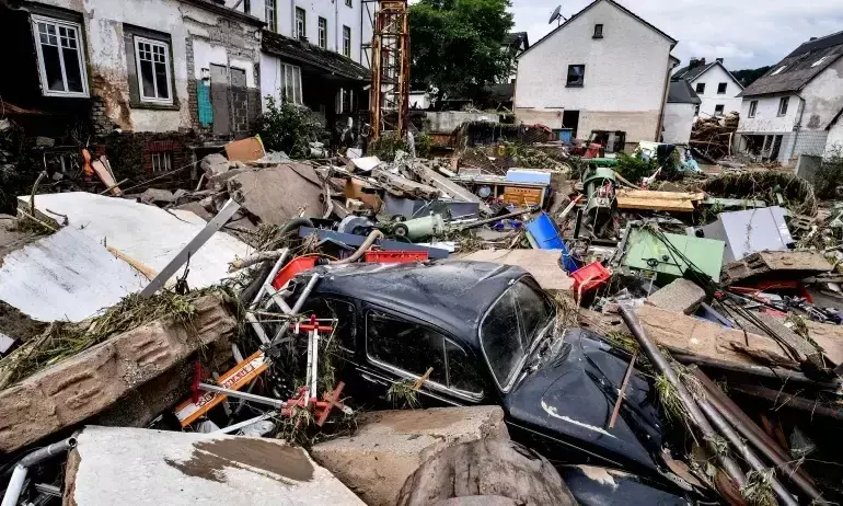 ജർമനിയെ മുക്കി മഹാപ്രളയം: കാണാതായത്​ 1300 പേരെ, മരണം 60 കവിഞ്ഞു