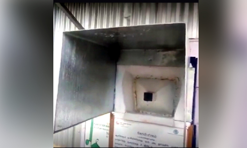 കോവിഡിനെ പ്രതിരോധിക്കാൻ ആവിയന്ത്രവുമായി ലോ കാർഡ്​ ഫാക്​ടറി