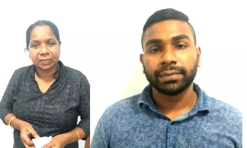 ഇൻസ്പെക്ടർ ചമഞ്ഞ് ലക്ഷങ്ങൾ തട്ടിയ വീട്ടമ്മയും മകനും അറസ്റ്റിൽ ഇൻസ്പെക്ടർ ചമഞ്ഞ് ലക്ഷങ്ങൾ തട്ടിയ വീട്ടമ്മയും മകനും അറസ്റ്റിൽ