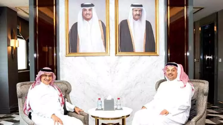 സൗദി-ഖത്തർ കൂടിക്കാഴ്ച സൗദി-ഖത്തർ കൂടിക്കാഴ്ച