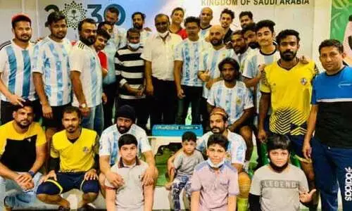 ബ്ലാ​സ്​​റ്റേ​ഴ്‌​സ് എ​ഫ്.​സി അ​ർ​ജ​ൻ​റീ​ന ഫാ​ൻ​സ്‌ കോ​പ അ​മേ​രി​ക്ക വി​ജ​യം ആ​ഘോ​ഷി​ച്ചു