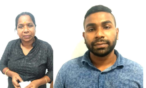 ഇൻസ്​പെക്​ടർ ചമഞ്ഞ് ലക്ഷങ്ങൾ തട്ടിയ വീട്ടമ്മയും മകനും അറസ്​റ്റിൽ