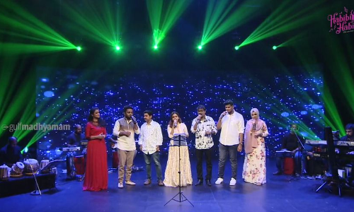 സൗ​ദി പ്ര​വാ​സി​ക​ൾ ചേർത്തണച്ച്​ ഹ​ബീ​ബി ഹ​ബീ​ബി സം​ഗീ​ത-​ദൃ​ശ്യ പ​രി​പാ​ടി