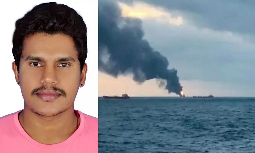കപ്പലിൽ തീപടർന്ന് കോഴിക്കോട് സ്വദേശി ഇറാഖ് തീരത്ത് മരിച്ചു കപ്പലിൽ തീപടർന്ന് കോഴിക്കോട് സ്വദേശി ഇറാഖ് തീരത്ത് മരിച്ചു