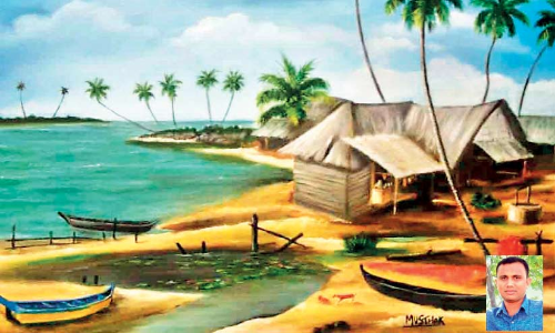 ഡെസ്​കിൽനിന്ന്​ കാൻവാസ്​ വഴി മൊബൈൽ; ജീവൻതുടിച്ച്​ മുഷ്​താഖി​​െൻറ ചിത്രങ്ങൾ