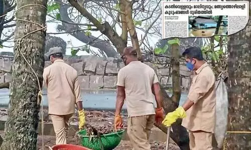 അങ്ങാടി കടപ്പുറത്തെ മാലിന്യ ദുരിതത്തിന് അറുതിയാവുന്നു; ശുചീകരണത്തിന് തുടക്കം അങ്ങാടി കടപ്പുറത്തെ മാലിന്യ ദുരിതത്തിന് അറുതിയാവുന്നു; ശുചീകരണത്തിന് തുടക്കം