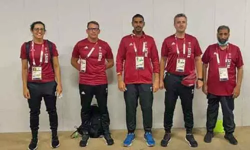 ഖത്തറിൻെറ ആദ്യ സംഘം ഒളിമ്പിക്​ നഗരിയിൽ