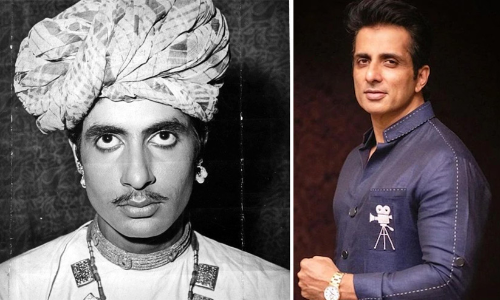 പഴയകാല ഫോട്ടോ പങ്കുവെച്ച്​ ബിഗ്​ ബി; ഇത്​ സോനു സൂദല്ലേ... എന്ന്​ ഫാൻസ്​