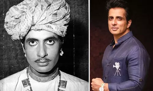 പഴയകാല ഫോട്ടോ പങ്കുവെച്ച്​ ബിഗ്​ ബി; ഇത്​ സോനു സൂദല്ലേ... എന്ന്​ ഫാൻസ്​