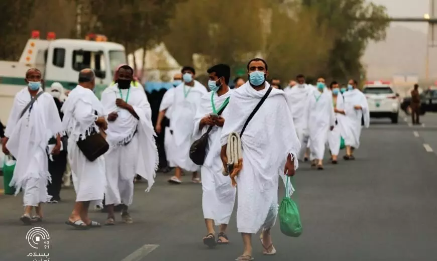 അറഫ സംഗമത്തിനായുള്ള തീർഥാടകരുടെ വരവ്​ പൂർത്തിയായി